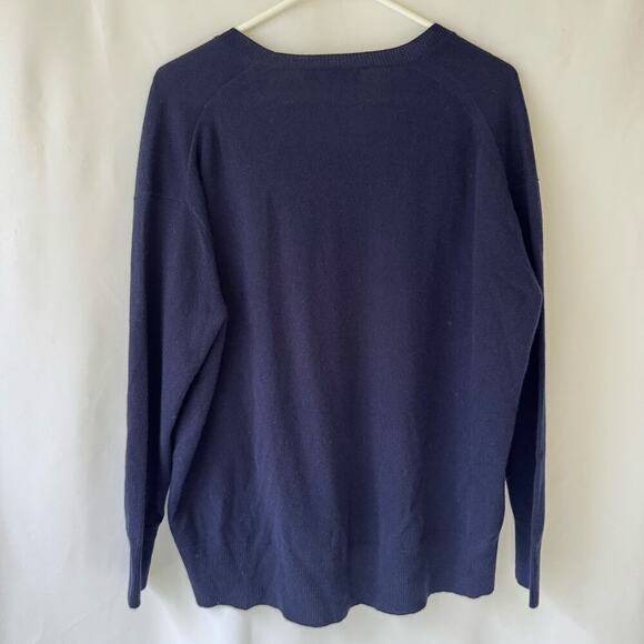 Polo Ralph Lauren Mens Washable Cashmere Sweater Size XS Navy Blue Old Money - Picture 4 of 8